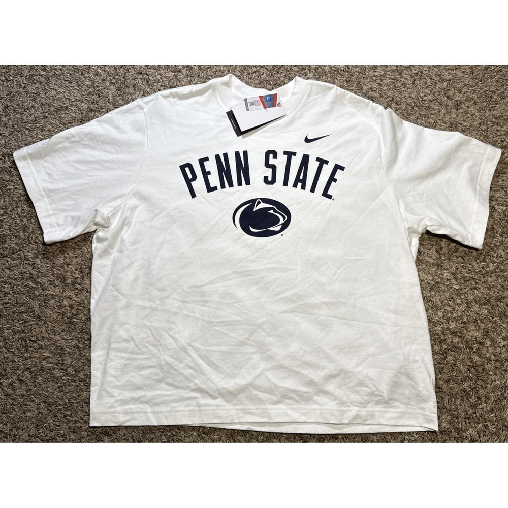 NEW Nike Penn State Nittany Lions NCAA Women's Boxy T-Shirt (Large)